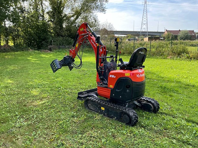 2019 kubota u10-3 minigraafmachine met extra hydraulische leiding, sorteergrijper en 3 bakken - afbeelding 23 van  30