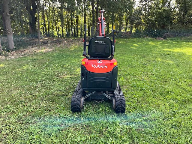 2019 kubota u10-3 minigraafmachine met extra hydraulische leiding, sorteergrijper en 3 bakken - afbeelding 25 van  30
