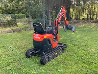 2019 kubota u10-3 minigraafmachine met extra hydraulische leiding, sorteergrijper en 3 bakken - afbeelding 26 van  30