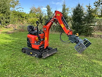 2019 kubota u10-3 minigraafmachine met extra hydraulische leiding, sorteergrijper en 3 bakken - afbeelding 28 van  30
