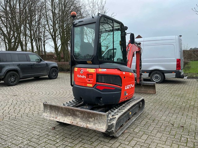 2019 kubota u27-4 hi minigraafmachine - afbeelding 11 van  17