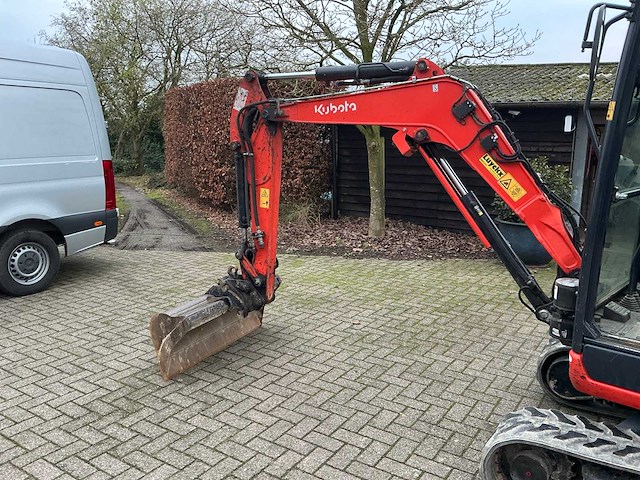 2019 kubota u27-4 hi minigraafmachine - afbeelding 14 van  17