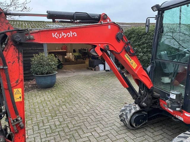 2019 kubota u27-4 hi minigraafmachine - afbeelding 17 van  17