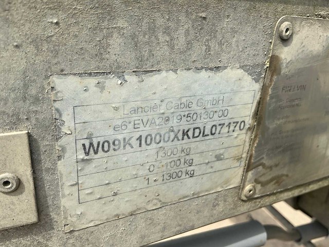 2019 lancier k1000 geremde haspelwagen - afbeelding 13 van  21