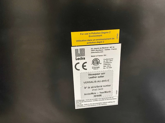 2019 lectra versalis snijmachine - afbeelding 22 van  23