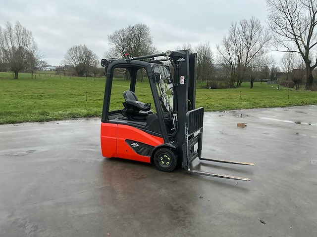 2019 linde e15-02 vorkheftruck met 2024 accu - afbeelding 1 van  36