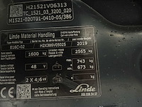 2019 linde e16c-02 vorkheftruck - afbeelding 52 van  71