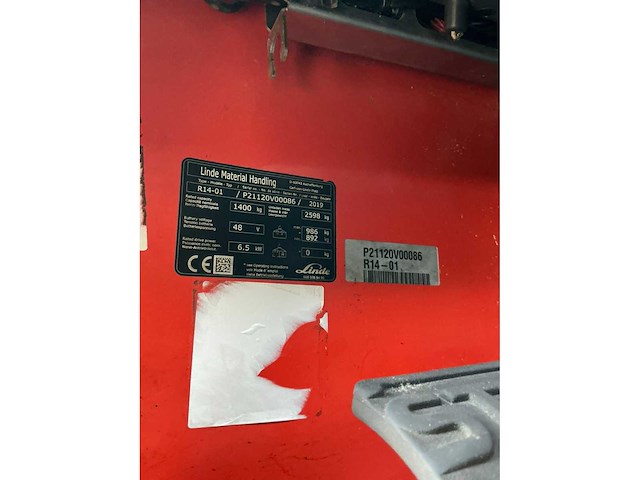 2019 linde r14-01 vorkheftruck - afbeelding 17 van  38