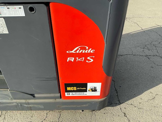 2019 linde r14s vorkheftruck - afbeelding 9 van  36