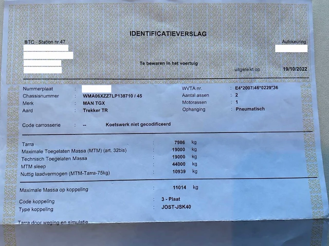 2019 man tgx 18.470 4x2 bls vrachtwagen - afbeelding 43 van  52