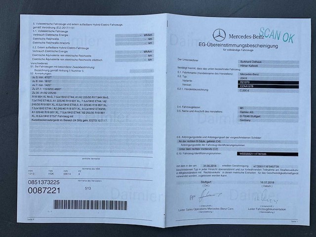 2019 mercedes-benz c 200 d break stationwagen personenauto - afbeelding 23 van  25