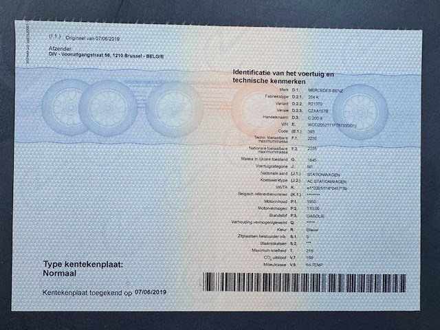 2019 mercedes-benz c 200 d break stationwagen personenauto - afbeelding 24 van  25