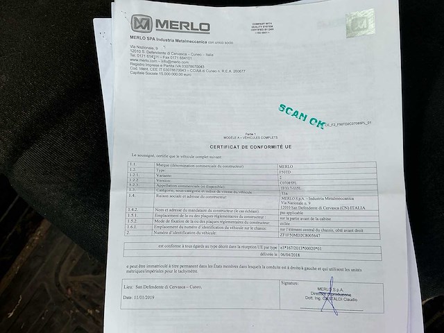 2019 merlo tf33.7-115l overige transportvoertuigen - afbeelding 28 van  34