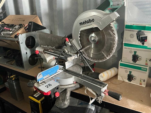 2019 metabo kgs254m afkortcirkelzaagmachine - afbeelding 1 van  4