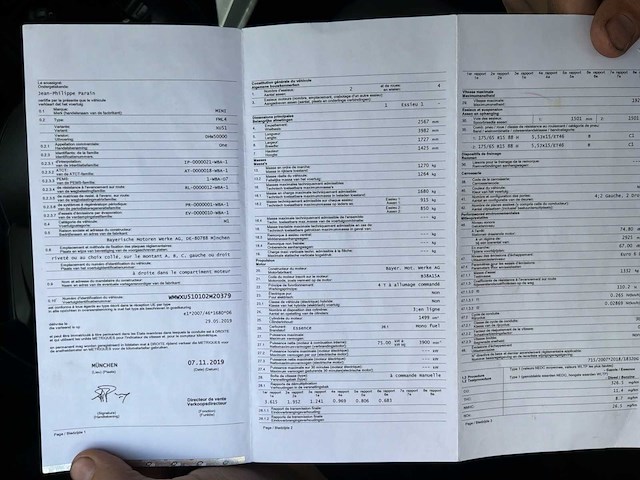 2019 mini one car 1,5 benzine 102 pk – 2019 – 92.764 km – handgeschakeld – belgische documenten - afbeelding 8 van  17
