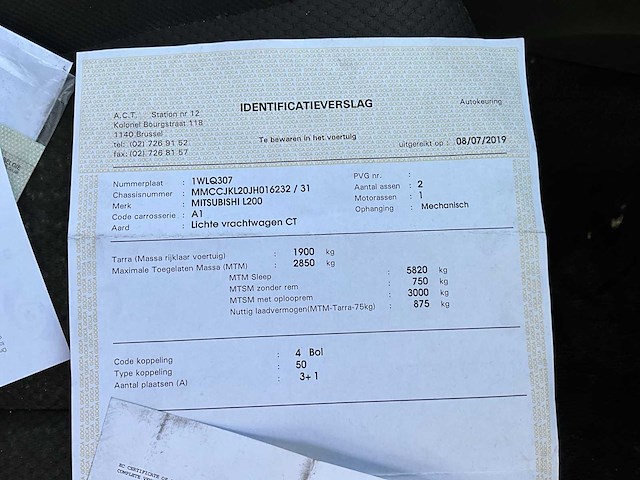 2019 mitsubishi l200 lichte vrachtwagen - afbeelding 26 van  36