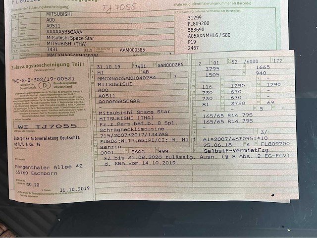 2019 mitsubishi space star personenauto - afbeelding 20 van  30