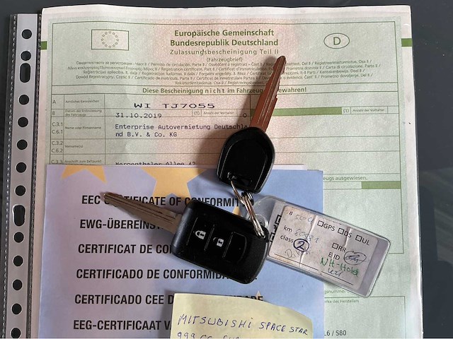 2019 mitsubishi space star personenauto - afbeelding 24 van  30