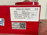 2019 mwtools cat420 straalcabine - afbeelding 10 van  11