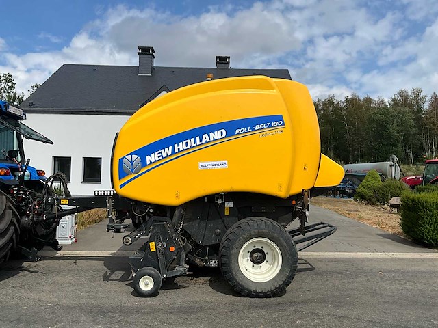 2019 new holland roll-belt 180 cropcutter ronde balenmaker - afbeelding 18 van  23