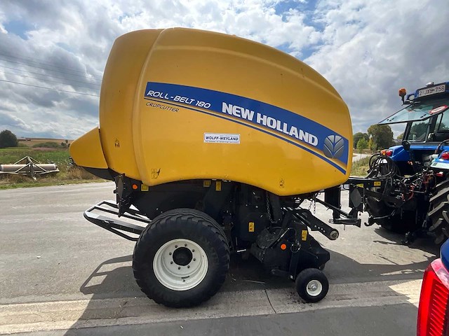 2019 new holland roll-belt 180 cropcutter ronde balenmaker - afbeelding 21 van  23