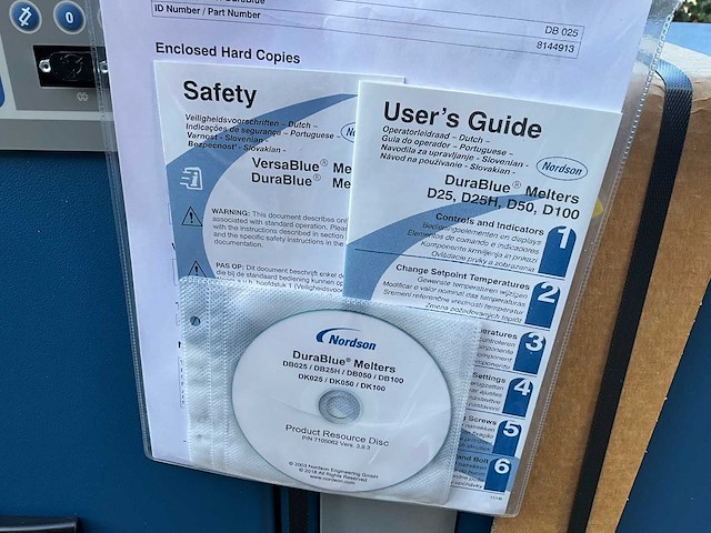 2019 nordson durablue 25 hotmelt lijmsmeltunit - ongebruikt - afbeelding 2 van  5