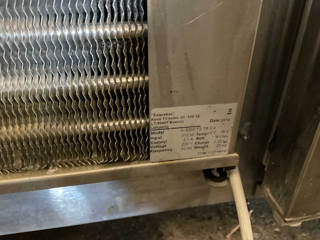 2019 novameta k-esm-t2 tb-34 koelwerkbank - afbeelding 3 van  11