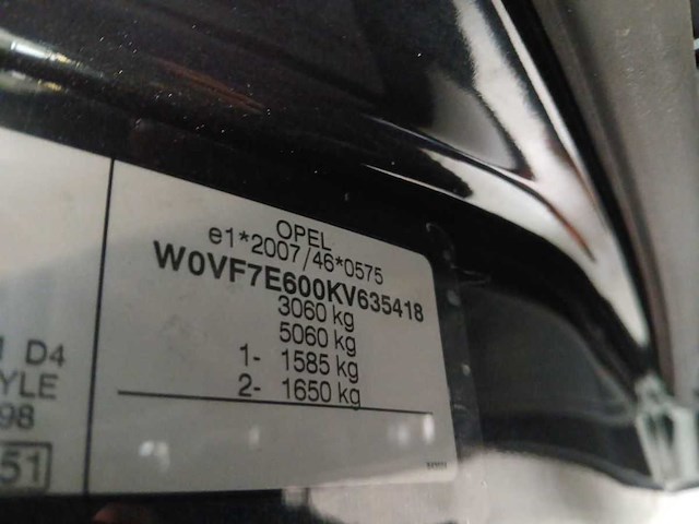 2019 opel vivaro 1.6 cdti biturbo kasten l2h1 2,9t lichte vrachtwagen - afbeelding 15 van  30