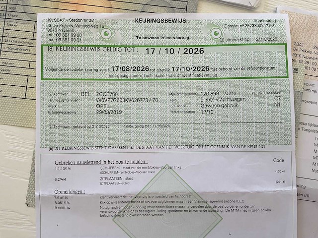 2019 opel vivaro-b f7 lichte vracht - afbeelding 24 van  32