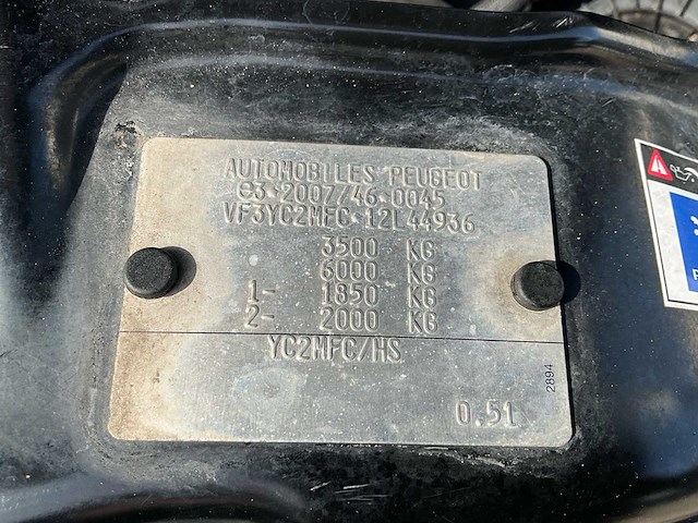 2019 peugeot boxer - airco - euro 6b - trekhaak - afbeelding 51 van  62