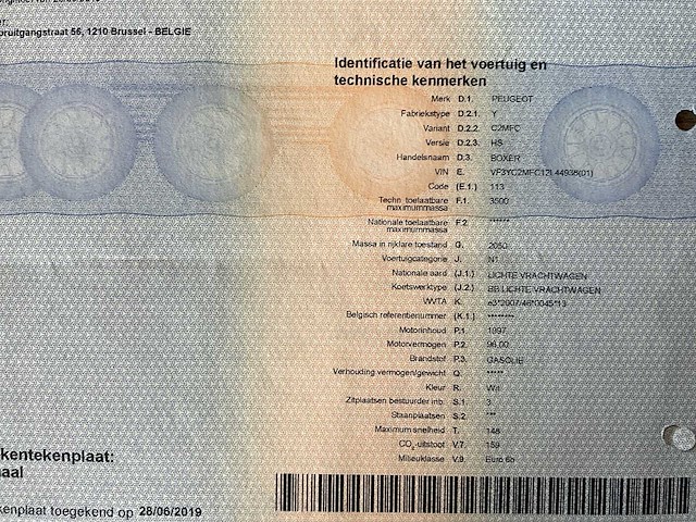 2019 peugeot boxer - airco - euro 6b - trekhaak - afbeelding 54 van  62