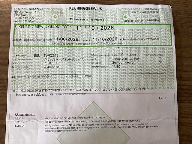 2019 peugeot boxer - airco - euro 6b - trekhaak - afbeelding 57 van  62