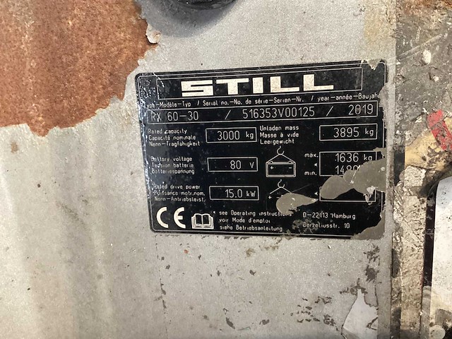 2019 rc 60-30 heftruck still - afbeelding 2 van  15