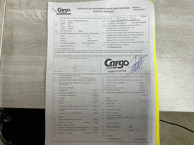 2019 renault master - 35000km - euro 6b - geldige keuring - afbeelding 43 van  50