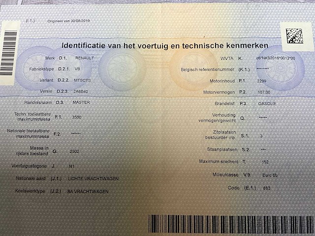 2019 renault master - 35000km - euro 6b - geldige keuring - afbeelding 39 van  50