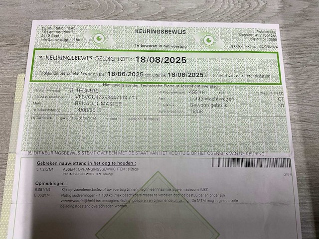 2019 renault master laadbak - 2.3 dci – 3.5t – rijdend - afbeelding 35 van  43