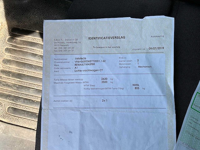 2019 renault master lichte vrachtwagen - afbeelding 21 van  31