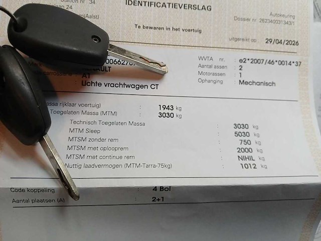 2019 renault trafic 1.6 dci l2h1 2.9t komfort lichte vrachtwagen - afbeelding 11 van  24