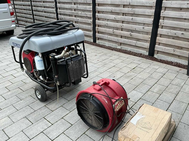 2019 rotair vrk200 luchtcompressor met blower en opvangbak - afbeelding 5 van  11