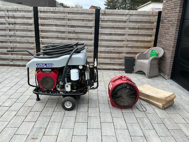 2019 rotair vrk200 luchtcompressor met blower en opvangbak - afbeelding 6 van  10