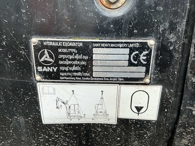 2019 sany sy50u minigraafmachine - afbeelding 20 van  27