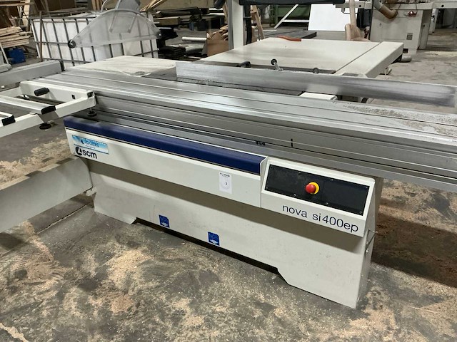 2019 scm nova si400ep paneelcirkelzaagmachine - afbeelding 2 van  12