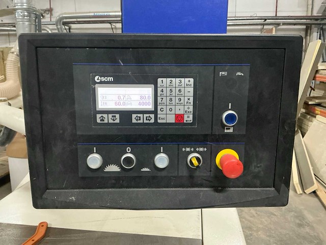 2019 scm nova si400ep paneelcirkelzaagmachine - afbeelding 9 van  12