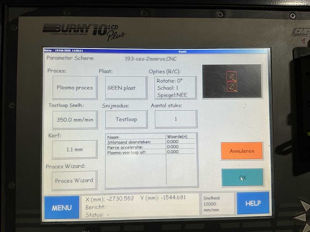 2019 stako trium wpc plasma/waterjet snijmachine - afbeelding 18 van  34
