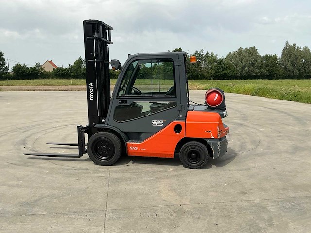 2019 toyota 8fgjf35 vorkheftruck met weeg systeem - afbeelding 68 van  105