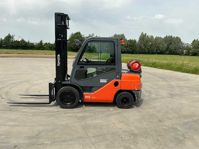 2019 toyota 8fgjf35 vorkheftruck met weeg systeem - afbeelding 69 van  105