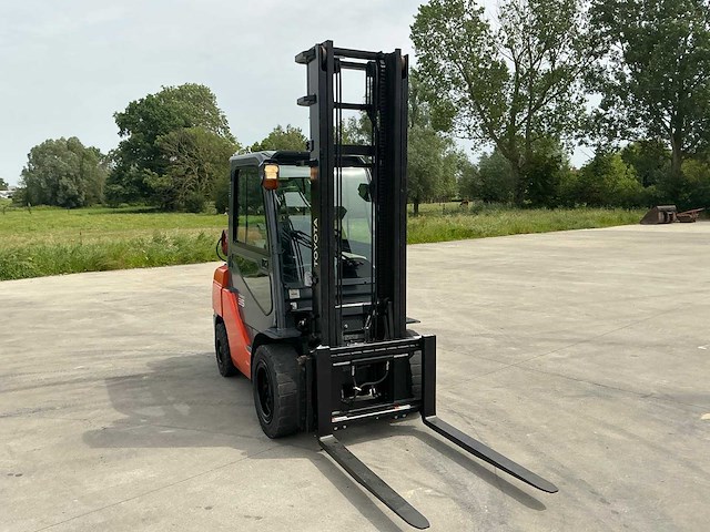 2019 toyota 8fgjf35 vorkheftruck met weeg systeem - afbeelding 80 van  105