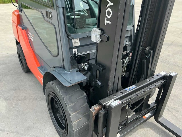 2019 toyota 8fgjf35 vorkheftruck met weeg systeem - afbeelding 82 van  105