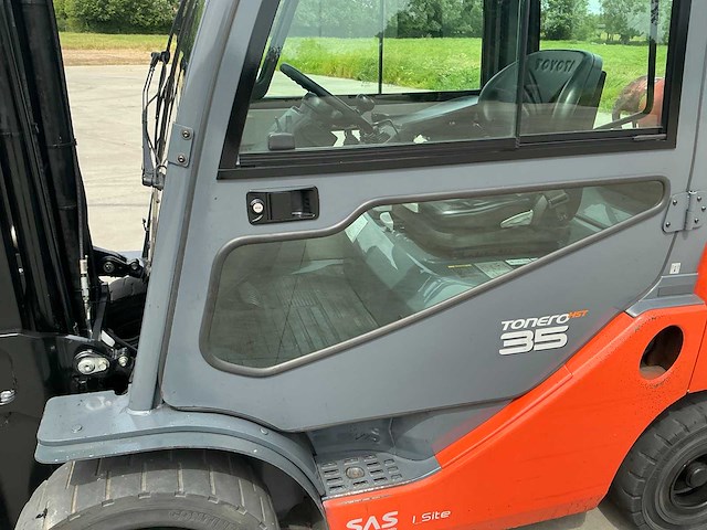 2019 toyota 8fgjf35 vorkheftruck met weeg systeem - afbeelding 88 van  105