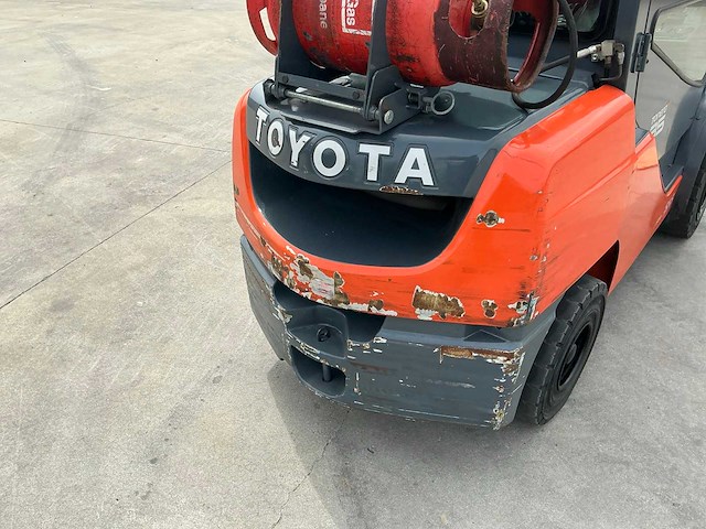 2019 toyota 8fgjf35 vorkheftruck met weeg systeem - afbeelding 100 van  105